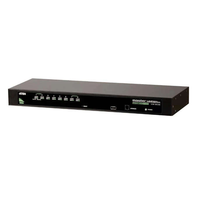 Aten 8-Port PS/2-USB  VGA KVM Switch /Cascade/W/(US/EU/OUT) ADP. ATEN