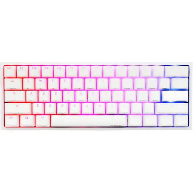 Ducky Keyboard One 2 Pro 60% -White- Cherry Red