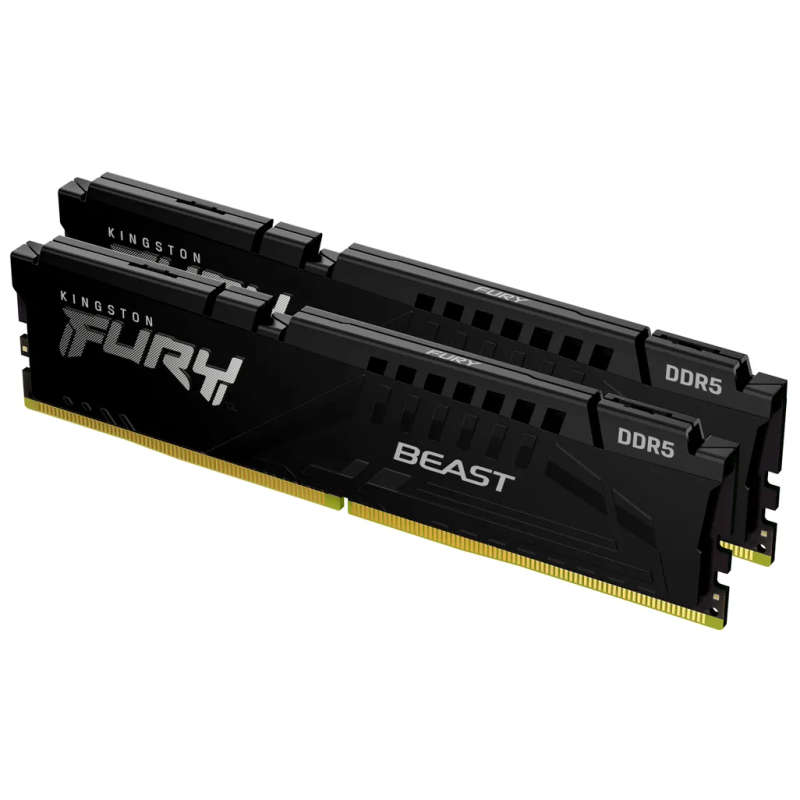 Kingston FURY Beast 64GB (2 x 32GB) 288-Pin PC RAM DDR5 6000 (PC5 48000) Memory (Desktop Memory)