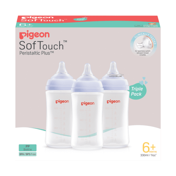 Pigeon Softouch 3 Bottle Pp 160ml (ss) Triple Pack