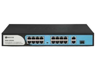 BDCOM 16-Port 100M PoE Switch (16-Port 100M PoE + 1 GE + 1 SFP) 180W P