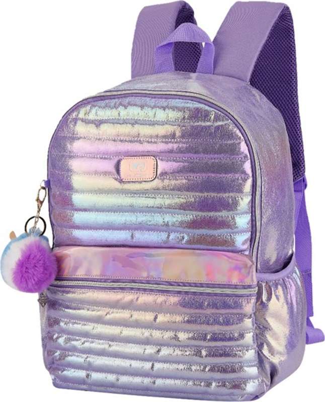 Quest Puffer Cross Body Bag Purple
