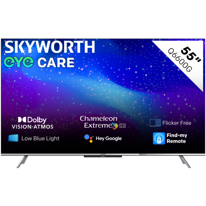 Skyworth 55 inch Q6600G Series QLED Google TV - 3840 x 2160 Resolution