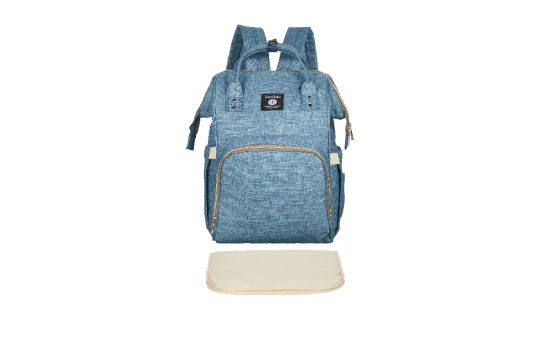 Totes Babe Alma 18L Diaper Backpack Blue
