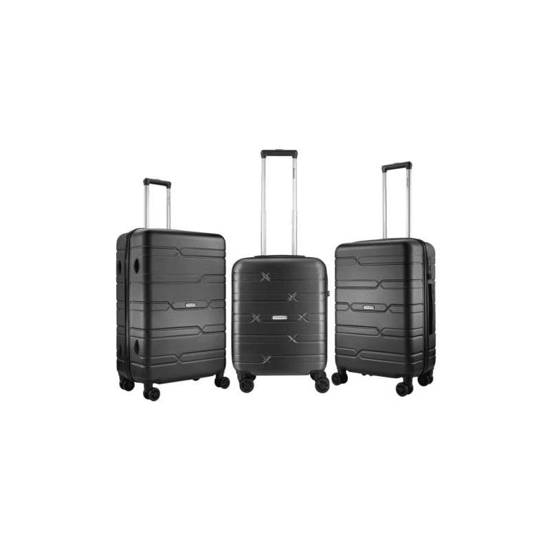 Travelwize Bondi ABS 4-Wheel Spinner 55cm Luggage Grey