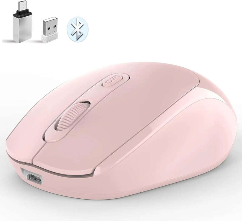 Volkano Willow Series 4D Wireless Mouse - Pink