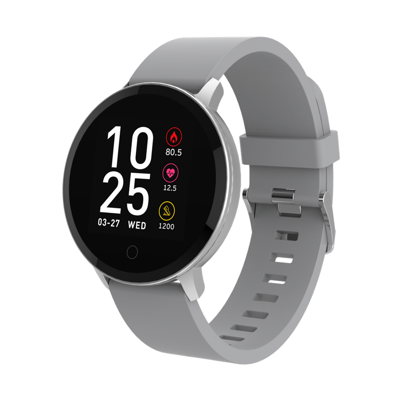 Volkano Tide Series Waterproof Smart Watch - Silver