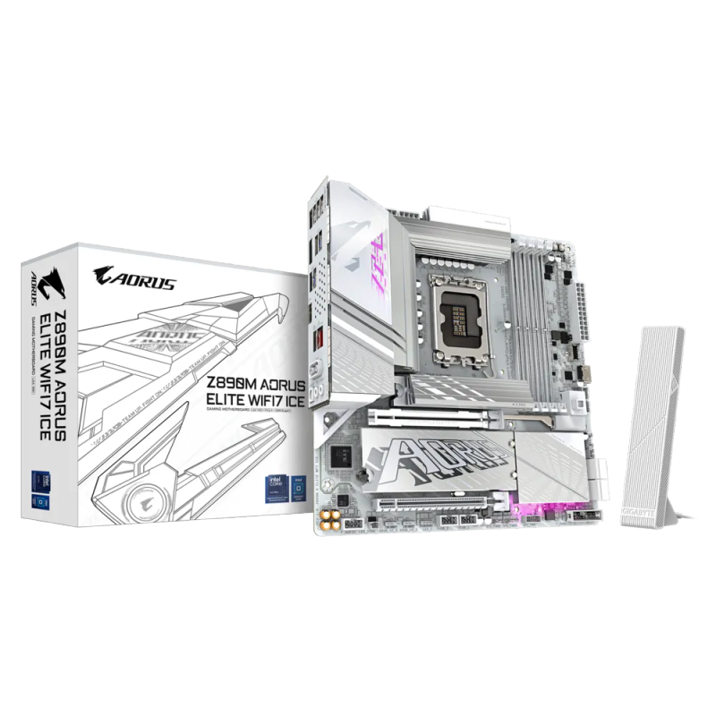 Gigabyte GA-Z890-AORUS ELITE-WIFI7 Z890 AORUS ELITE WIFI7 Intel Z890 Arrow Lake LGA1851 ATX Deskt...