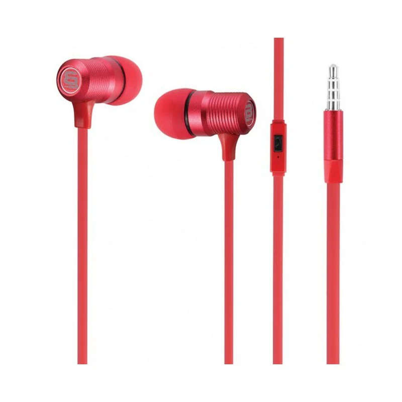 Bounce BO-1006-RD Beat Series Red Earphones