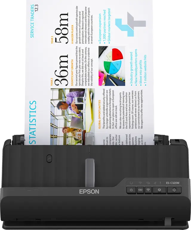 Epson ES-C320W A4 Compact Scanner