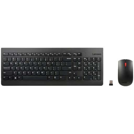 Lenovo 4X31N94475 Essential 100 Black Wireless Keyboard &amp; Mouse Combo