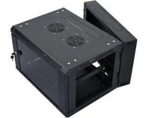 Swing Frame 6U 30cmx30cmx50cm Wallmount incl Fan + Cooling