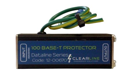 Clearline Single 1000 Base &amp; RJ45 Surge Protector