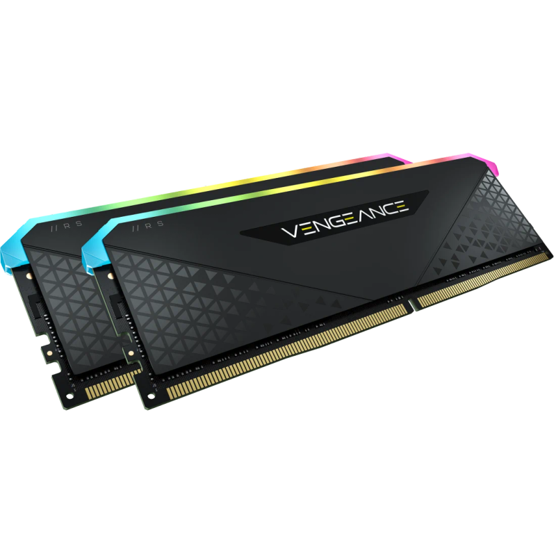 Corsair Vengeance RGB RS 16GB (2x8GB) DDR4-3600MHz CL18 1.35V Black Desktop Memory
