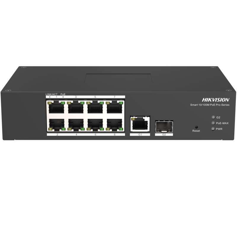 Hikvision 8 Port Industrial PoE Managed