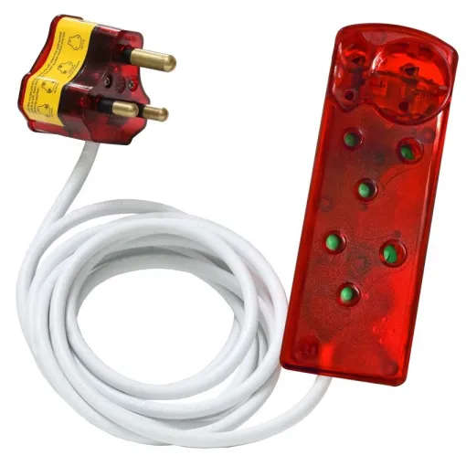 Ellies 4 Way High Surge Extension Lead - 5M