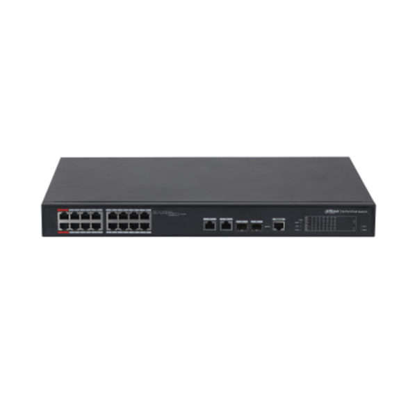 Dahua Gigabit Switch 16 Port Smart POE + 2 SFP