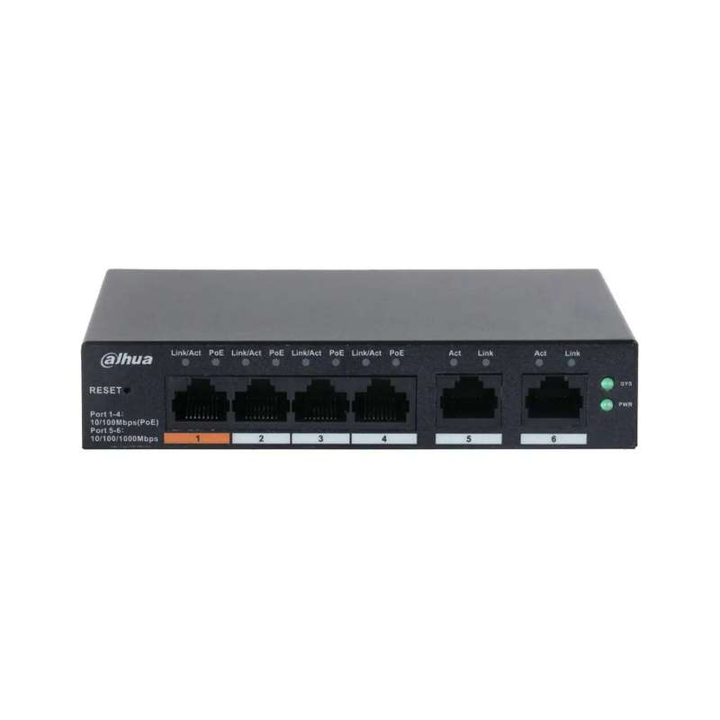 Dahua Switch 6 Port 4 POE Cloud Managed