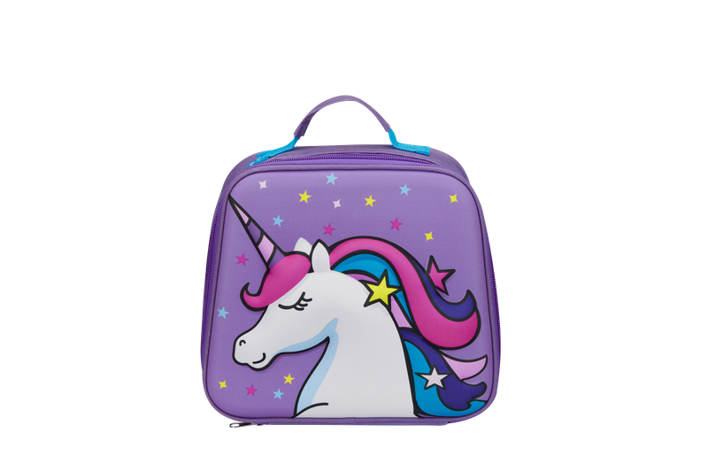 Quest Unicorn 3D EVA Lunch Bag Purple