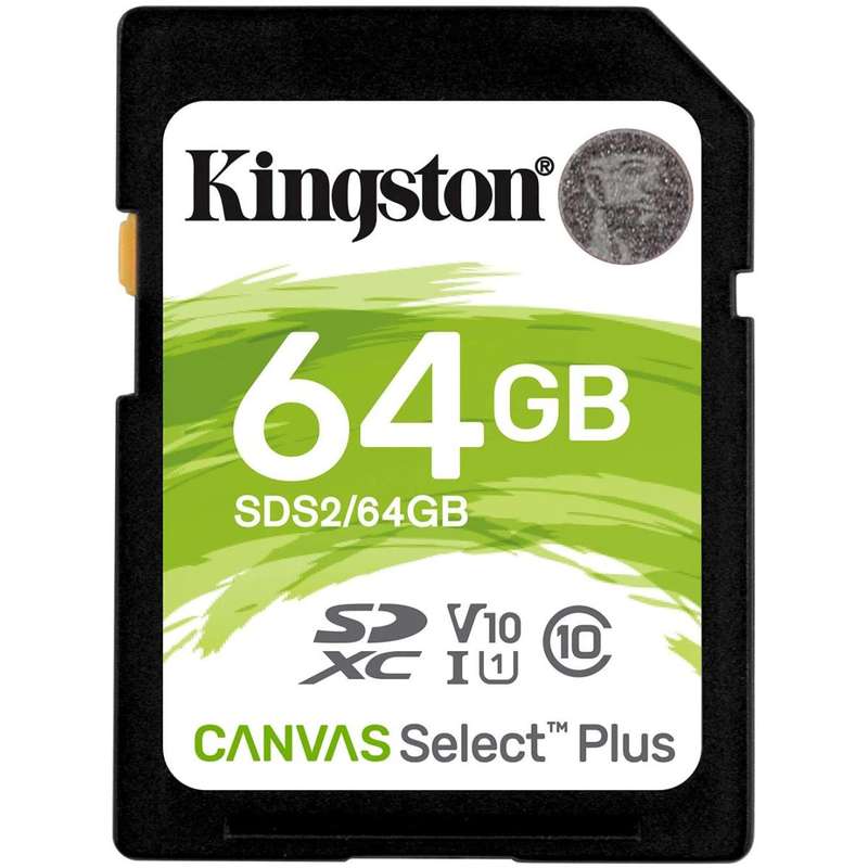 64GB SDXC Canvas Select Plus 100R C10 UHS-I U1 V10