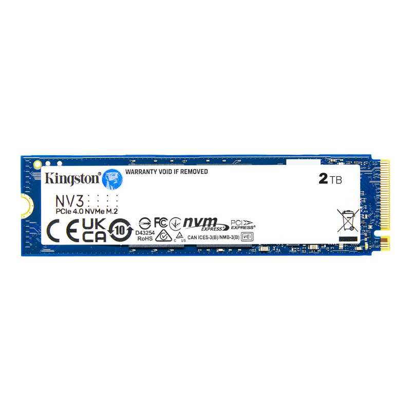 Kingston SNV3S/2000G NV3 2TB M.2 2280 PCIe 4.0 NVMe Solid State Drive