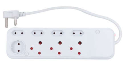 Multiplug 4x 16A 4x 5A switched