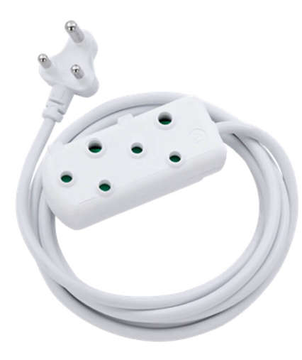 Ellies Side by Side Heavy Duty Extension Lead-20M-WT