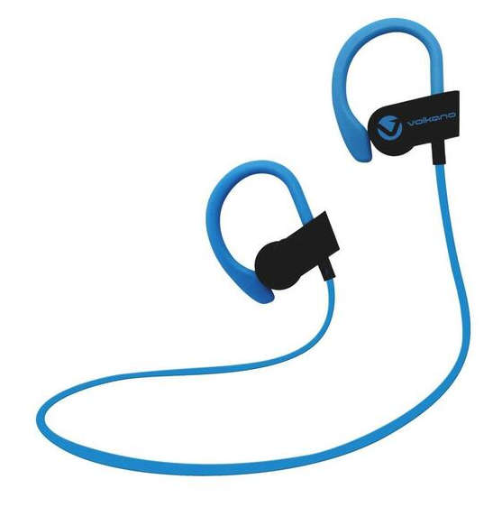 Volkano Race series Bluetooth Sport earhook earphones - black/blue