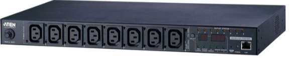 Aten 8-Port Intelligent 1U ECO Power Distribution Unit (PDU), Metered &amp; Switched by Outlet (8...