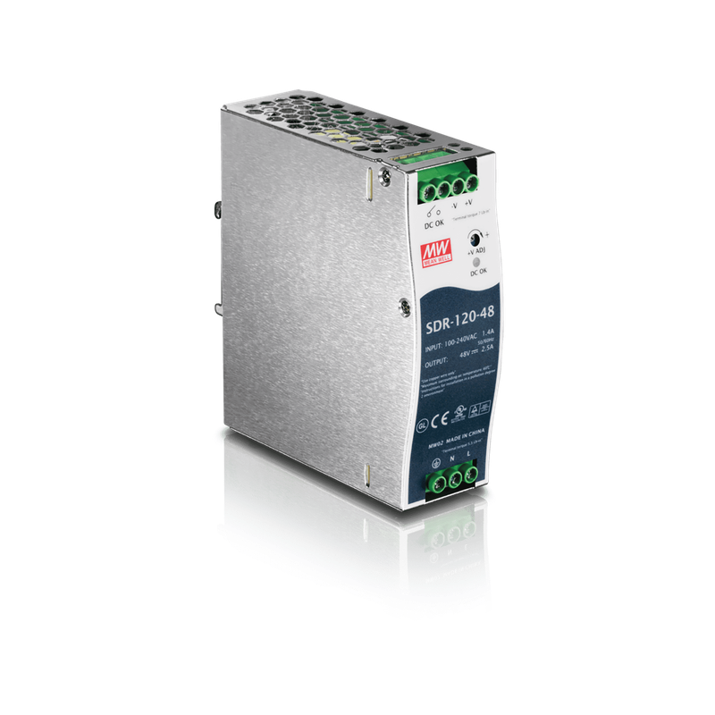 Trendnet 48V 120W Single Output Industrial DIN-Rail Power Supply