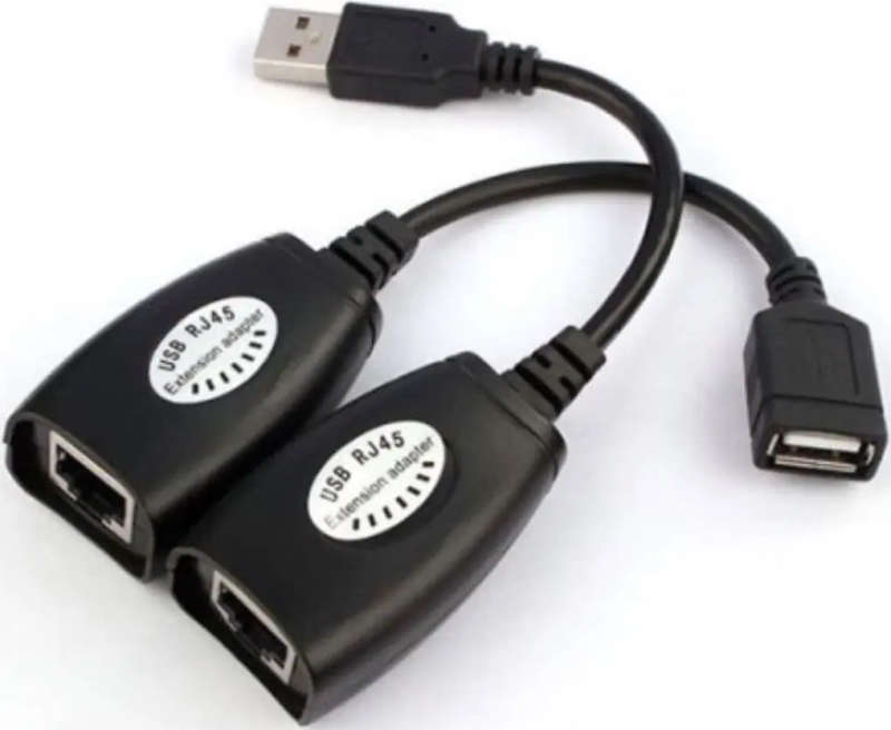 USB 30m Extender CAT5e/CAT6 Extender/Balun