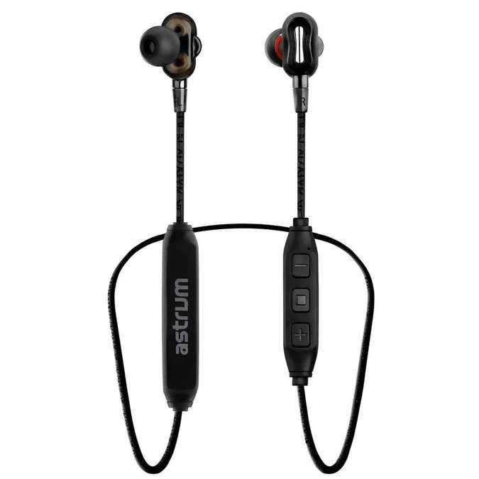 Astrum Wireless  Dual Driver Earphones ET290 Black