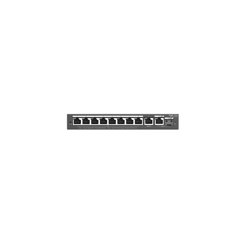 RG-ES210GS-P, 10-Port Gigabit Smart Cloud Managed PoE Switch
