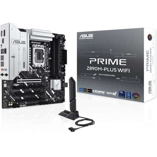 Asus Prime Z890M-Plus WiFi Intel Z890 Arrow Lake LGA1851 Micro-ATX Desktop Motherboard