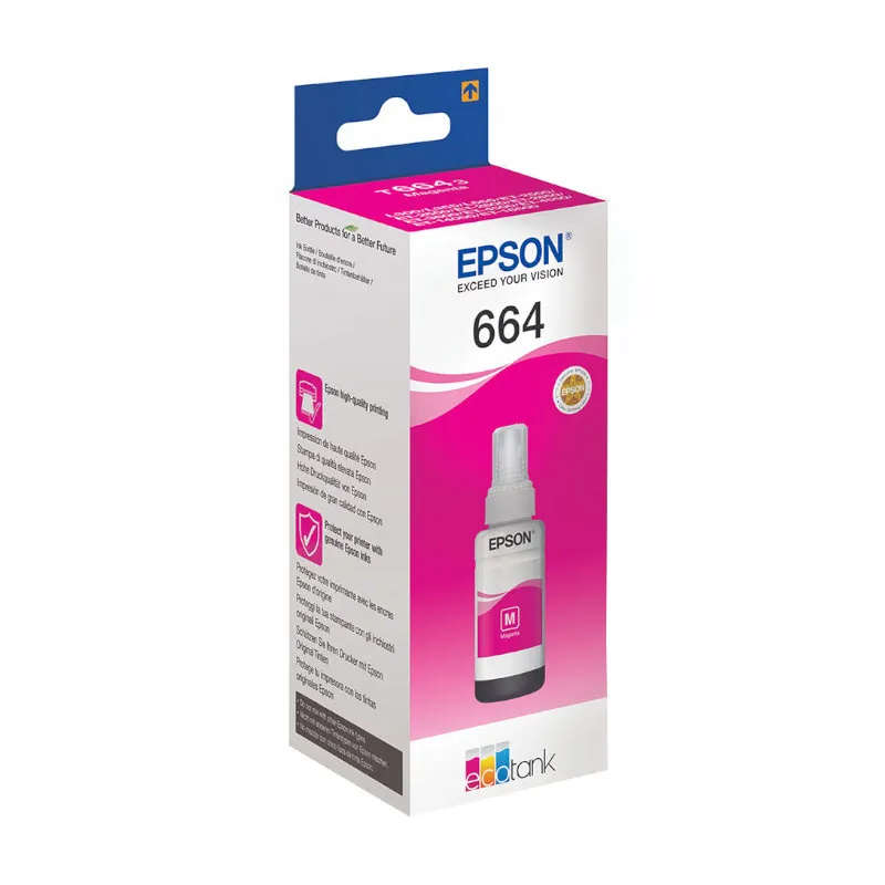 Epson T6644 Ecotank Magenta ink bottle (70ml)