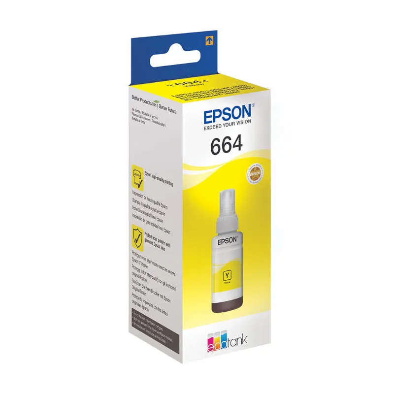 Epson T6644 Ecotank Yellow ink bottle (70ml)