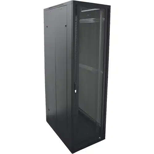 Cattex 27U 600x1000 Floor Server Cabinet - Glass - Networking