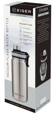 Eiger Ottema Series Steel Grey 650ml sport Flask - Steel Grey