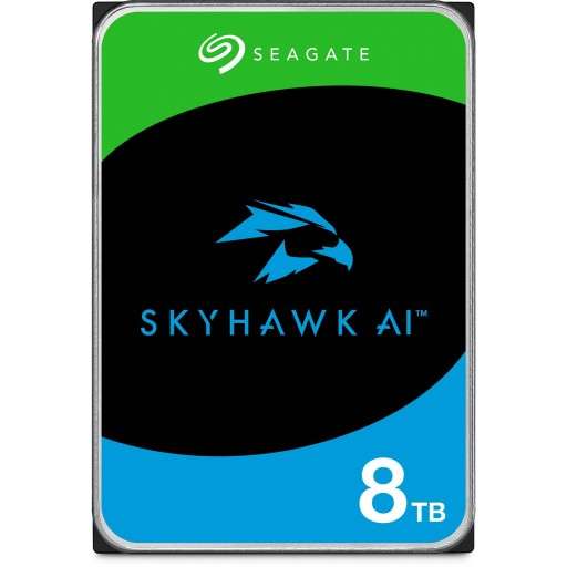 Seagate Skyhawk AI 8TB SATA 6Gb/s 256MB Cache 3.5 Inch Internal Hard Drive