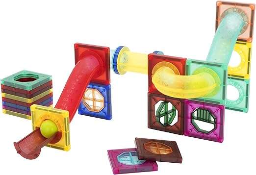 Edu-Matic EDU-1044 Mini Mags with Marbles, Multicolour (45-Piece Set)