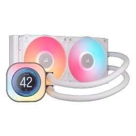 Corsair iCUE LINK Titan 240 RX LCD Liquid CPU Cooler - White