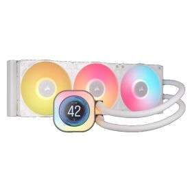 Corsair iCUE LINK Titan 360 RX LCD Liquid CPU Cooler - White