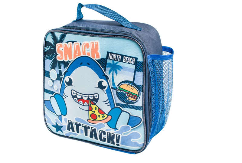 Quest Shark 3D EVA Lunch Bag Grey