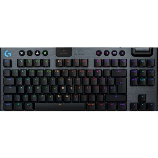 Logitech G915 X Lightapeed TKL Low-Profile GL Tactile Mechanical Wireless Black Tenkeyless Gaming...