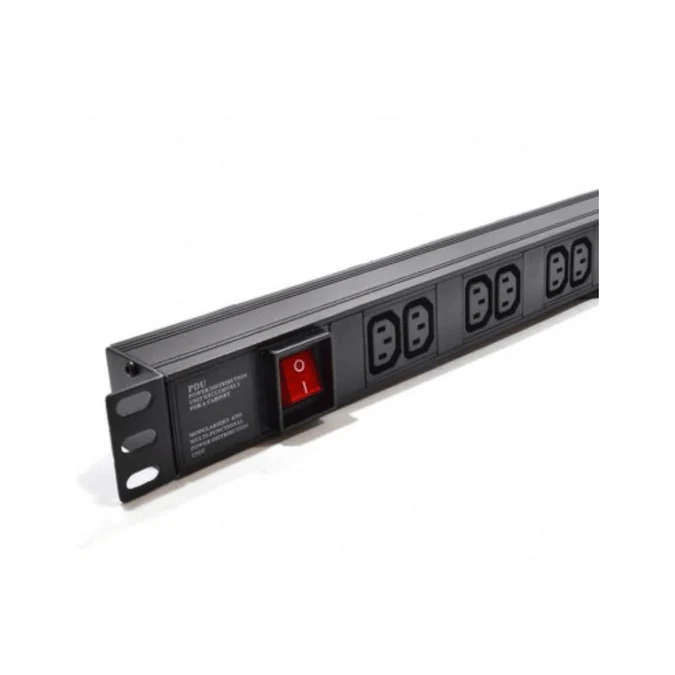 Acconet Power Distribution Unit, 1U, 6 way Female Kettle Cord