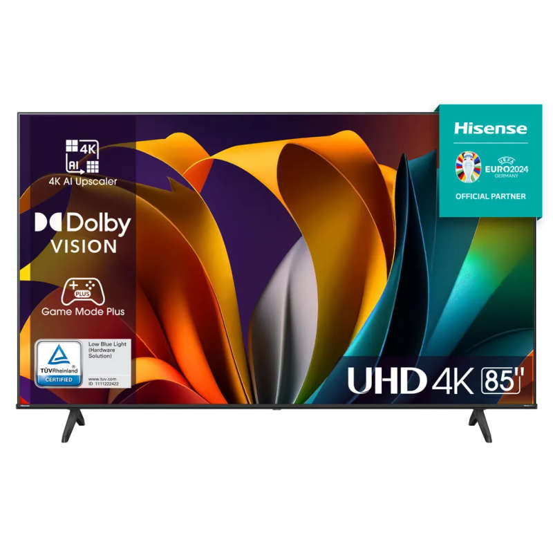 Hisense 85". Display diagonal: 2.16 m (85"), Display resolution: 3840 x 2160 pixels, HD type: 4K ...