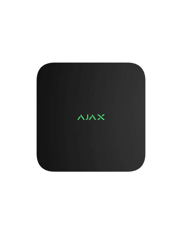 Ajax Security - Black 16-Channel 4K NVR | AJAX-NVR-16-B