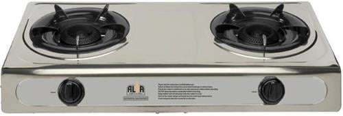 Alva Stainless Steel Two Plate Gas Stove
