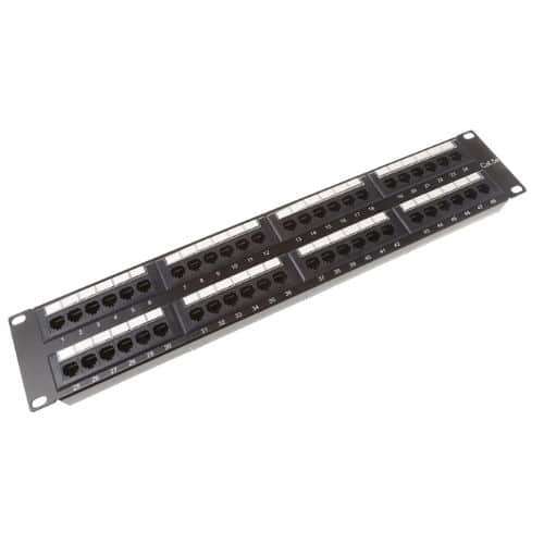 48 Port CAT6 UTP Patch Panel - Networking