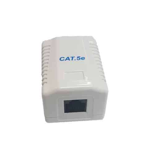 Cattex CAT5e Single Wall Box - Networking